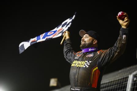 Donny Schatz won the World Finals in Charlotte on Saturday (Chris Owens Photo) (Video Highlights from DirtVision.com)