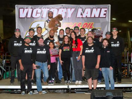 Rico Abreu emerged triumphant in Wednesday's feature at the Chili Bowl (Joe Orth Photo) (Video Highlights from FloRacing.com)