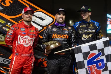 David Gravel swept the two features at Volusia Friday (Trent Gower Photo) (Video Highlights from DirtVision.com)