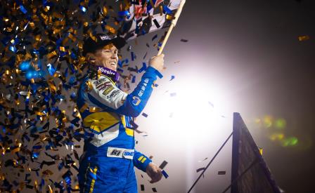 Brad Sweet won at Magnolia Saturday (Trent Gower Photo) (Video Highlights from DirtVision.com)