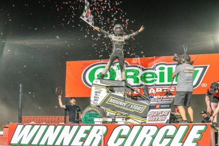 Chase McDermand won his second Xtreme Midget feature of the weekend, this time at 81 Speedway (Elevate Racing Media) (Video Highlights from DirtVision.com)