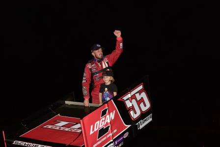 Hunter Schuerenberg led wire to wire with the All Stars at Jacksonville Friday (Mark Funderburk Photo) (Video Highlights from FloRacing.com)