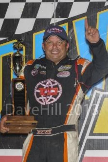 Danny Lasoski celebrates win #100 at Knoxville (Dave Hill Photo)