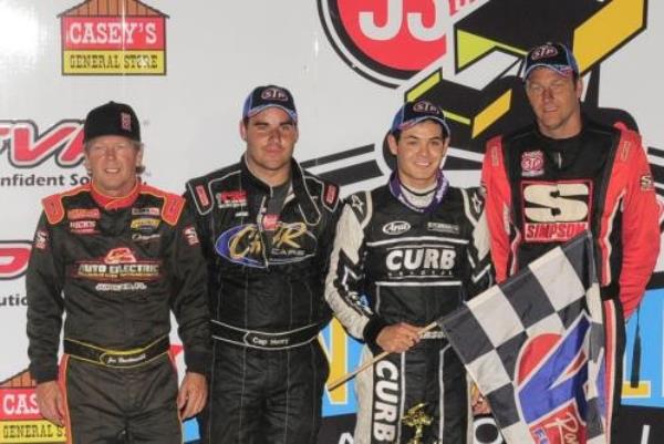 Kyle Larson Hustles into Knoxville Victory Lane!  Tatnell wins World Challenge!