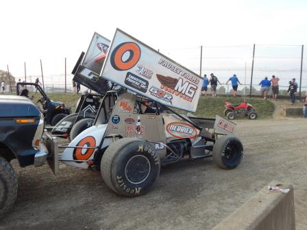 Brad Bateson in the Rick Ferkel tribute car