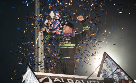 Carson Macedo won the WoO stop at Wilmot Saturday (Trent Gower Photo) (Video Highlights from DirtVision.com)