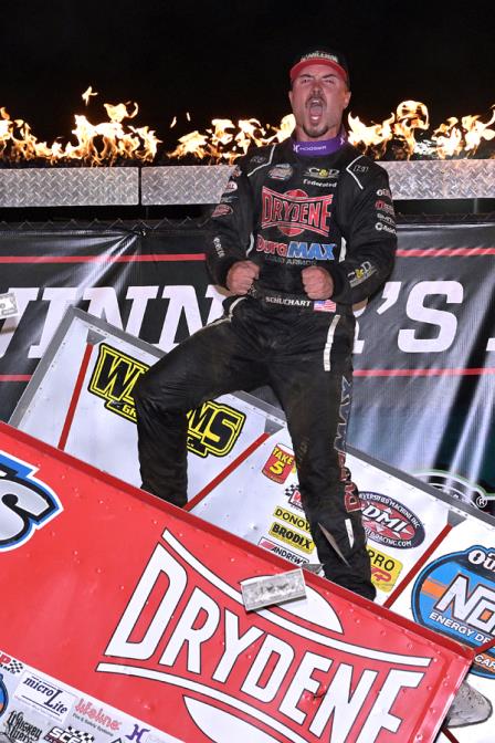 Logan Schuchart won the Eldora Million Thursday (Mike Campbell Photo) (Video Highlights from FloRacing.com)