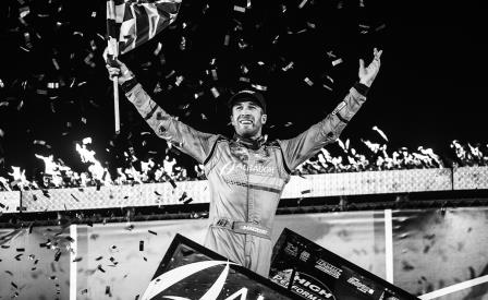 Carson Macedo won the "Knight Before the King's Royal" at Eldora Friday (Trent Gower Photo) (Video Highlights from DirtVision.com)