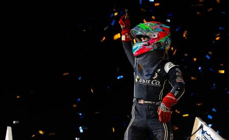 Rico Abreu won the $20,000 Summer Nationals at Williams Grove (Trent Gower Photo) (Video Highlights from DirtVision.com)