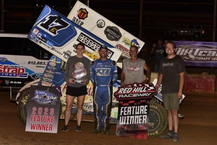 Bill Balog won the All Star stop at Red Hill Raceway Sunday (Mark Funderburk Photo) (Video Highlights from FloRacing.com)