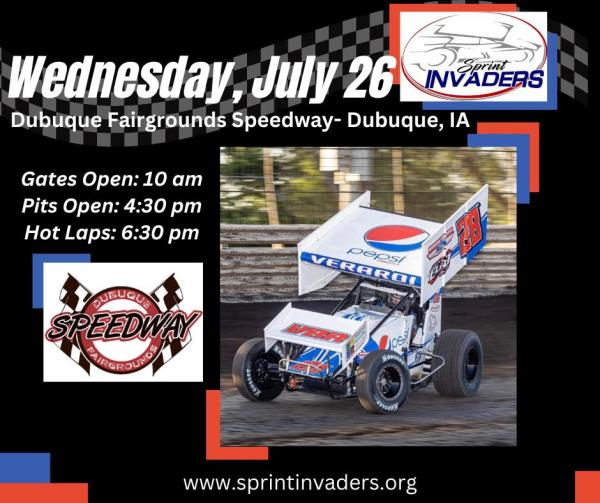 Sprint Invaders Rock Dubuque County Fair Wednesday Night!