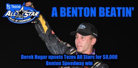 Derek Hagar beat the All Stars in Benton Wednesday (Chad Warner Photo) (Video Highlights from FloRacing.com)