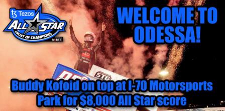 Buddy Kofoid won the All Star event at I-70 Friday (Chad Warner Photo) (Video Highlights from FloRacing.com)
