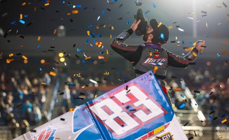 James McFadden swept Jackson Nationals Prelims with his win Friday (Trent Gower Photo) (Video Highlights from DirtVision.com)
