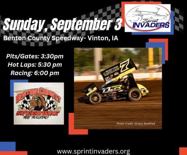 Two in Iowa This Weekend for Sprint Invaders!