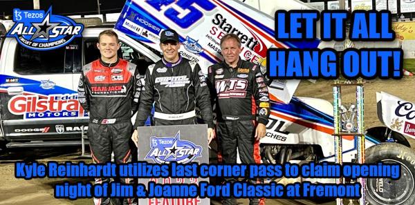 Kyle Reinhardt Utilizes Last Corner Pass to Claim Opening Night of Jim & Joanne Ford Classic at Fremont