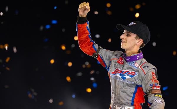 Buddy Kofoid Outduels Teammate for Victory in World of Outlaws Placerville Return