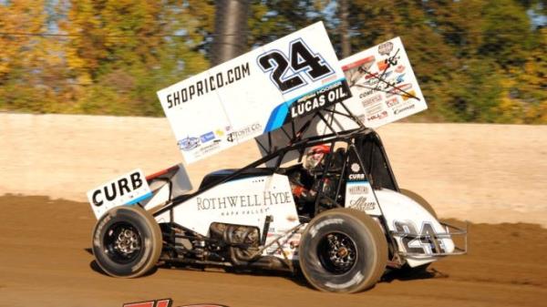 Rico Abreu Wins High Limit Sprint Car Race at Bridgeport, Closes on Kyle Larson in Championship Points