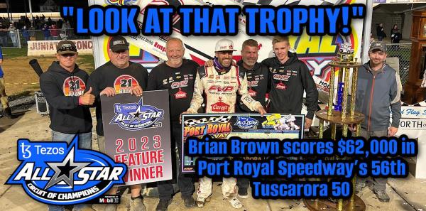 Brian Brown Scores $62,000 in Port Royal Speedway