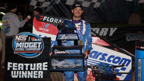 Kyle Larson Puts on a Show to Win Hangtown 100 at Placerville