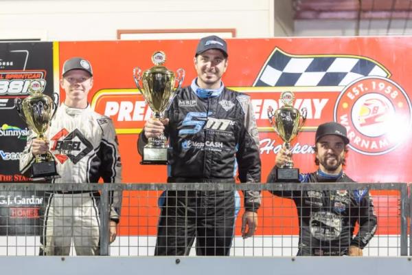 Aaron Reutzel Leads American Sweep of the Podium to Open the Grand Annual Sprintcar Classic