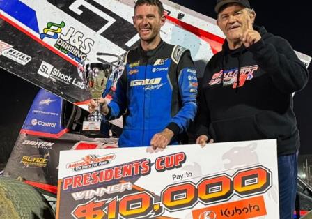 Brock Hallett banked $10,000 at Avalon Wednesday (SpeedCafe Photo)