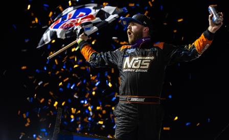 Tyler Courtney won Friday night at Volusia (Trent Gower Photo) (Video Highlights from DirtVision.com)