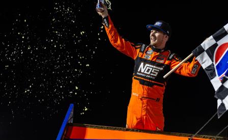 Sheldon Haudenschild won the finale in Volusia (Trent Gower Photo)