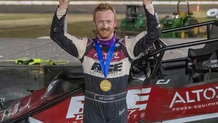 Five years to the day after his first USAC AMSOIL Sprint Car National Championship victory at Florida's Ocala Speedway, C.J. Leary (Greenfield, Ind.) returned to the scene to win Friday night's Winter Dirt Games XV finale. (Dave Olson Photo) (Video Highlights from FloRacing.com)