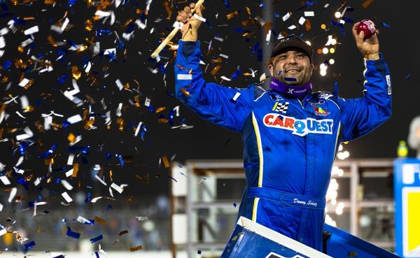 Donny Schatz Drives Away to I-55 World of Outlaws Victory