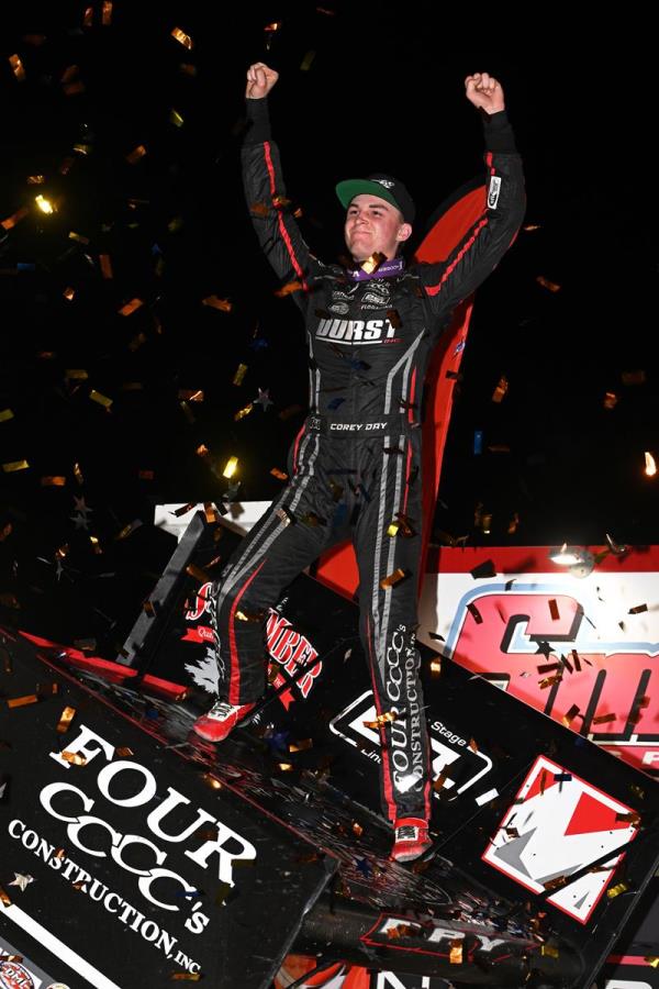 Corey Day Tops Intense Finish at RPM for First Win With Kubota High Limit Racing