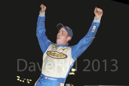 Mark Dobmeier celebrates at Knoxville (Dave Hill Photo)