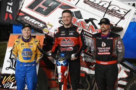 Brent Marks won the High Limit event Thursday night at TMS (Video Highlights from FloRacing.com)