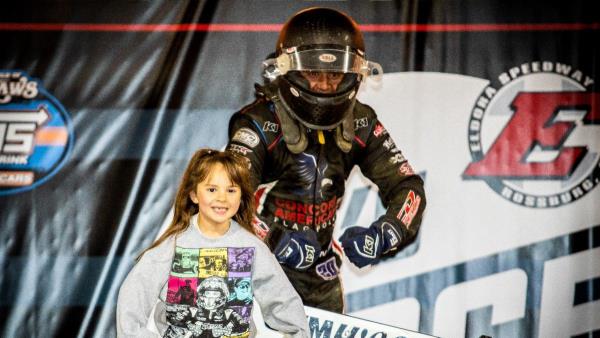 Brady Bacon Banks Milestone USAC Sprint Victory at Eldora