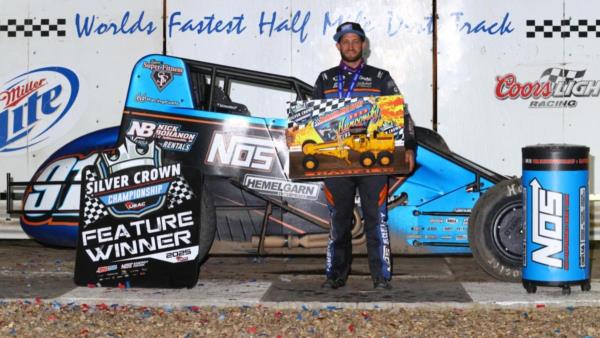 Justin Grant Wins Fastest Ever USAC Silver Crown Race at Belleville