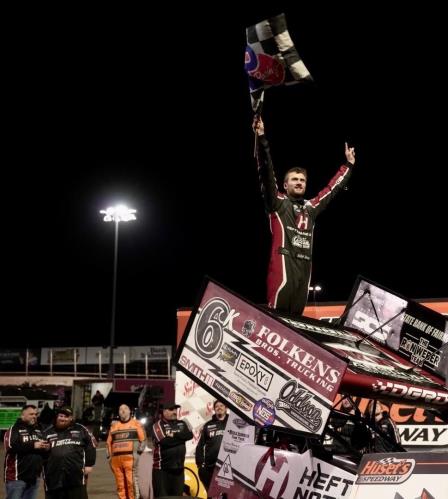Kaleb Johnson won for the second week in a row at Huset's Sunday