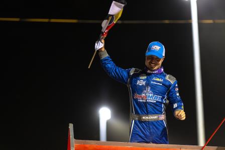 Logan Schuchart won the WoO stop at Attica Saturday (Trent Gower Photo) (Video Highlights from DirtVision.com)