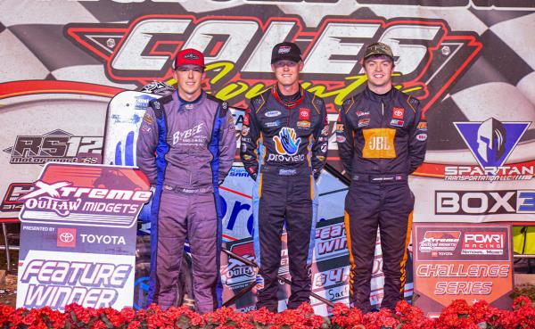 Karter Sarff Wins Night One of King of Coles with Xtreme Outlaw Midgets