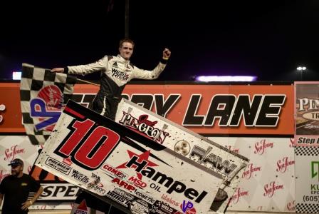 Ryan Timms was victorious at Huset's Sunday (Tylan Porath Photo)