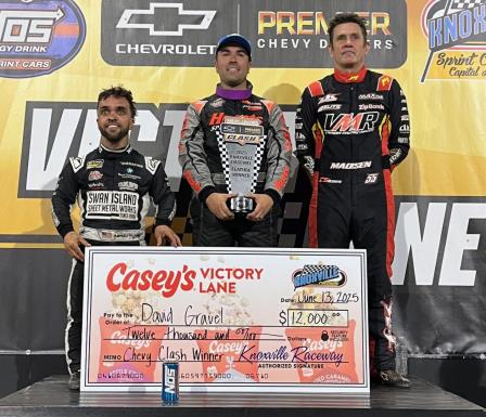 David Gravel won the WoO Prelim Friday at Knoxville (Video Highlights from DirtVision.com)