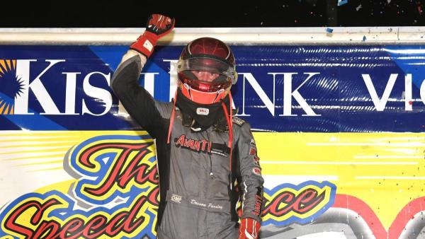 Daison Pursley Perseveres to Win Port Royal USAC Silver Crown Show