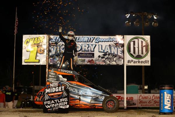Gavin Miller is a USAC Midget Winner Again at Jefferson County