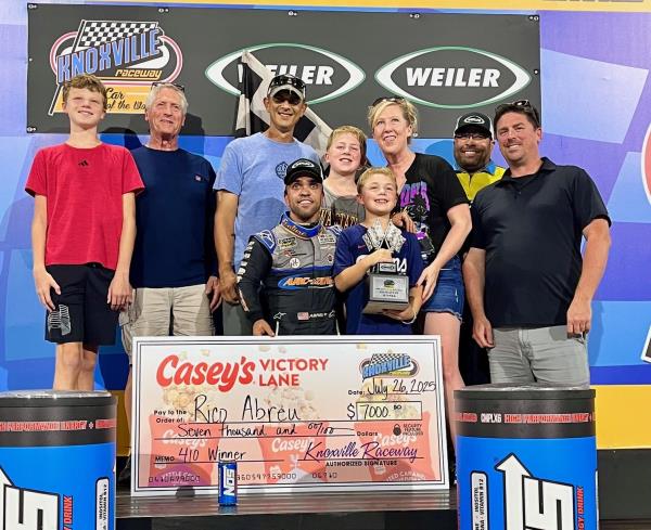 Rico Abreu Tunes Up for Big Fortnight with Third Knoxville Win This Year!