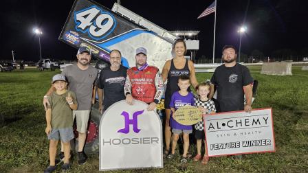 Josh Schneiderman won a $4,000 thriller in Bloomfield Monday