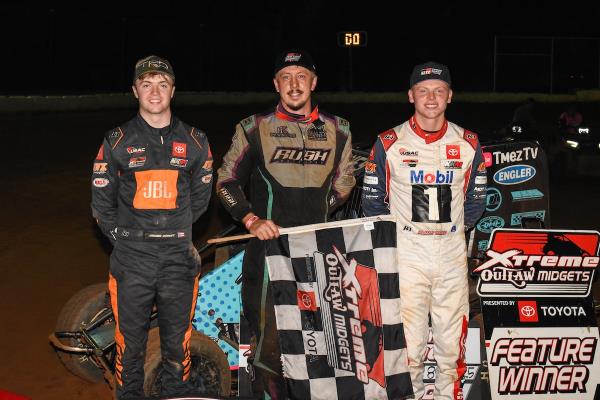 Kyle Jones Takes Emotional First Career National Midget Win at Linda