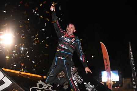 Justin Sanders won a thriller with the High Limit Series Saturday at Placerville (Video Highlights from FloRacing.com)