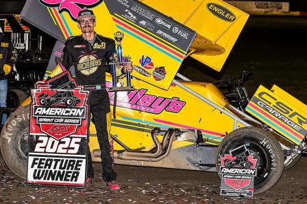 Blake Hahn won the ASCS makeup feature at Lakeside Friday (Tyler Carr Photo) (Video Highlights from DirtVision.com)