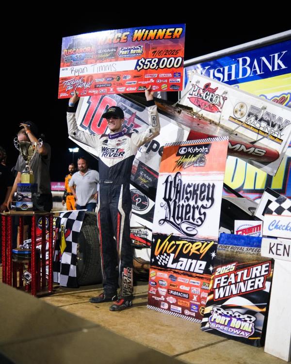 Ryan Timms Dominates Port Royal Speedway for $58,000 Tuscarora 50 Title with High Limit