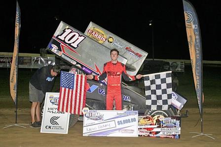 Kalib Henry won Friday with the All Stars at Freedom Motorsports Park