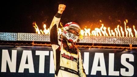 On Saturday night, Daison Pursley became just the fourth driver to sweep the USAC portion of the 4-Crown Nationals Presented by NKTELCO at Rossburg, Ohio's Eldora Speedway. (Indy Racing Images Photo) (Sprint Car Video Highlights from FloRacing.com)
